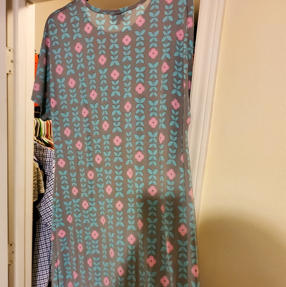 Maxi LulaRoe grey dress